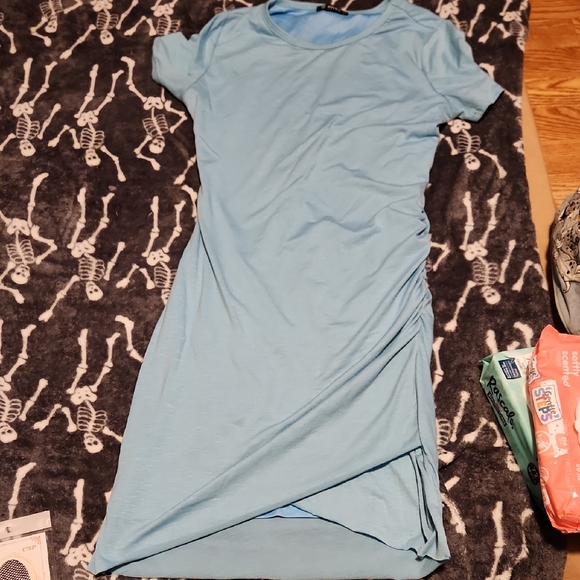 Dresses & Skirts - 💀Sky Blue Asymmetrical Dress